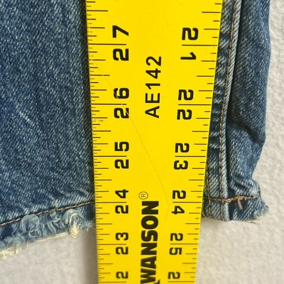 ZARA Collection Kids Girls Size 11-12 Medium Wash Wide Leg Jeans 5 Pocket Design - Picture 7 of 7